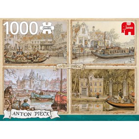 Canal boats, Anton Pieck, Jumbo (1000stukjes)