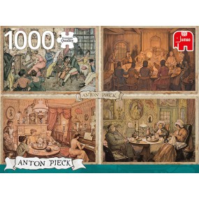Living room entertainment, Anton Pieck, Jumbo (1000stukjes)