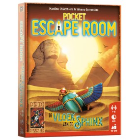 Pocket Escape Room: De vloek van de Sphinx - Kaartspel, 999games