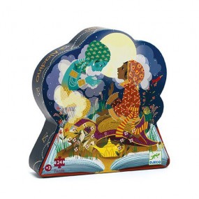 Djeco - Silhouette Puzzel: Aladin