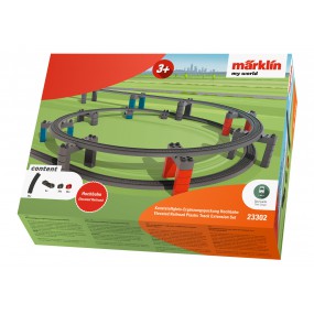 Märklin My World, Aanvullingspakket met rails in kunststof voor viaductspoorweg, 23302