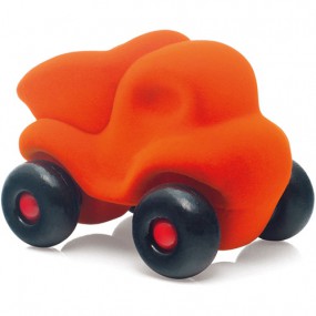 Rubbabu - Kleine kiepwagen oranje, 33.24033