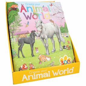 Create Your Animal World Stickerboek