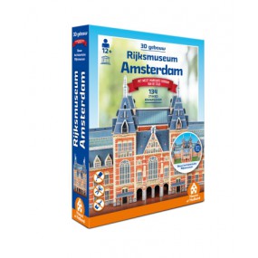 3D Gebouw - Rijksmuseum Amsterdam 134 stukjes House of Holland