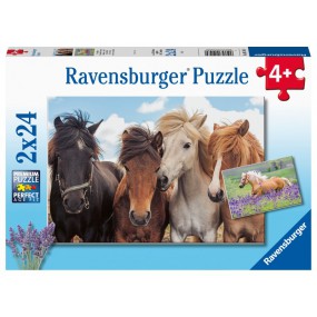 Paardenliefde 2x24 stukjes Ravensburger