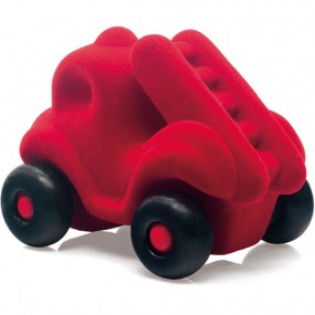 Rubbabu - Kleine Brandweerauto rood, 33.20032