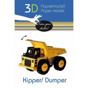 Fridolin - 3D Papiermodel Dumper