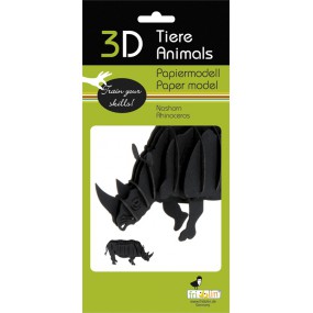 Fridolin - 3D Papiermodel Rhinoceros
