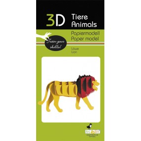 Fridolin - 3D Papiermodel Lion