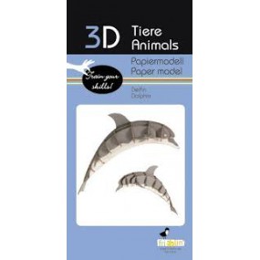 Fridolin - 3D Papiermodel Dolphin