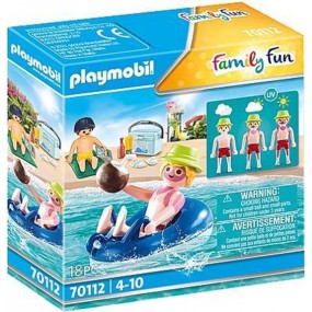 Playmobil Family Fun 70112 - Badgast met zwembanden