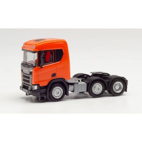 Herpa, Truck Scania CR XT ND 3A-oranje, 1:87