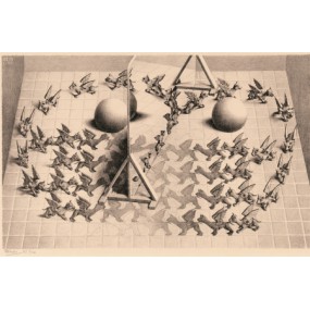 Toverspiegel - M.C. Escher 1000stukjes Puzzelman