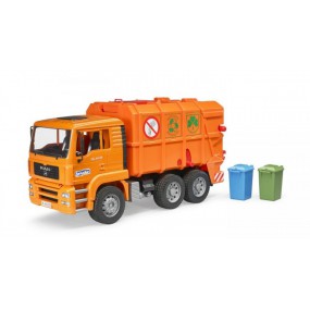 Bruder MAN TGA vuilniswagen oranje, 2760