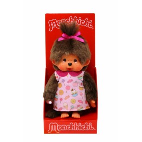 Monchhichi, Meisje Pop'n Candy jurk (20cm)