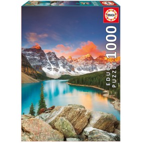 Lake Moraine - Banff National Park Canada, Educa 1000stukjes