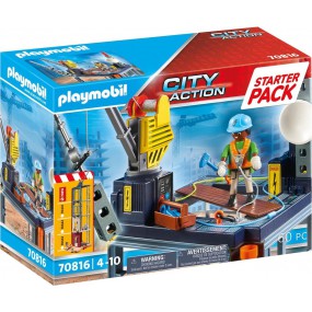 Playmobil - Starterpack 70816 Bouwplaats met lier