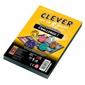 Clever Challenge 3 Scoreblok 2 stuks - Dobbelspel, 999 games