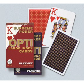 Poker Speelkaarten OPTI grote index Piatnik