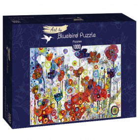 Poppies- Bluebird Puzzle 1000stukjes