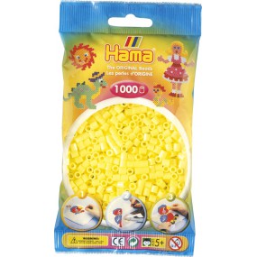 Hama strijkkralen - 1000 stuks - Pastel Geel