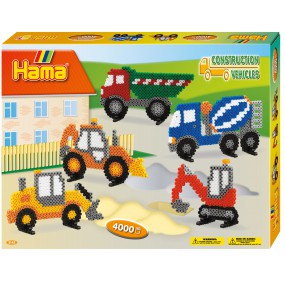 Hama Gift Box Construction Vehicles