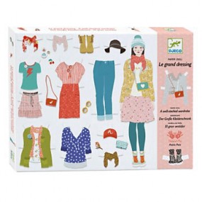 Djeco - Aankleden - De grote verkleedpartij met papieren pop
