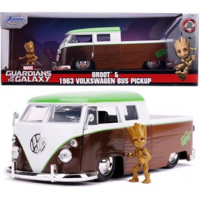 MARVEL - Guardians of the Galaxy Auto Diecast Groot VW Bus 1:24