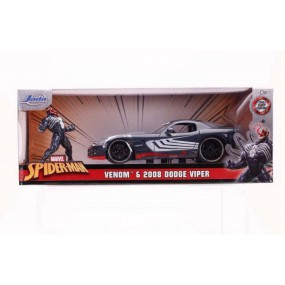 MARVEL - Spiderman Auto Diecast Venom 2008 Dodge Viper 1:24