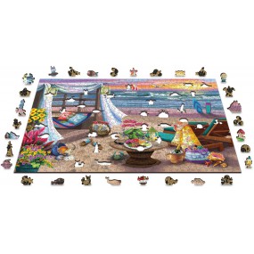 Wooden City puzzle Summertime 750XL