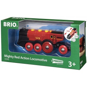Brio Rode locomotief op batterijen