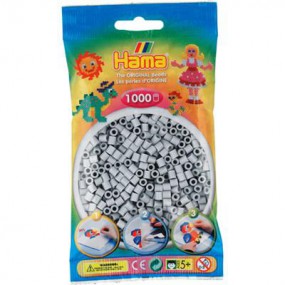 Hama strijkkralen - 1000 stuks - Licht Grijs