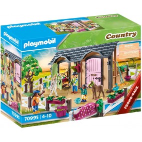 Playmobil - Rijlessen met paardenboxen 70995