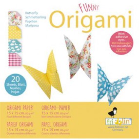 Fridolin Funny Origami Vlinders 15*15