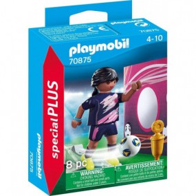 Playmobil SpecialPlus 70875 Voetbalster met doelmuur