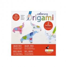 Fridolin Coloring Origami Olifant 15*15