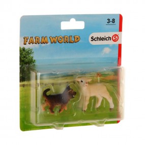 Schleich - Farm Life 2-pack: Hond & Lam