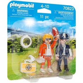 Playmobil City Life 70823 DuoPack spoedarts en politieagente