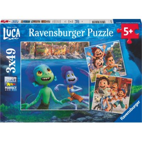 Disney Luca's avonturen 3x49 stukjes Ravensburger