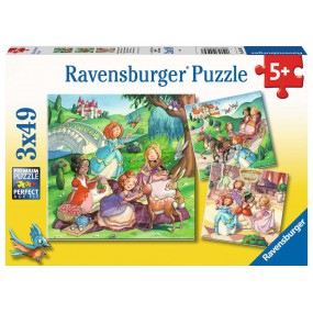 Kleine prinsessen 3x49 stukjes Ravensburger