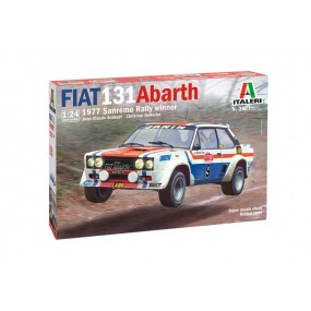 Fiat 131 Abarth 1977 sanremo rally winner, Italeri