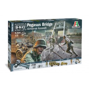 Pegasus Bridge Airborne Assault, model kit 1:72, Italeri