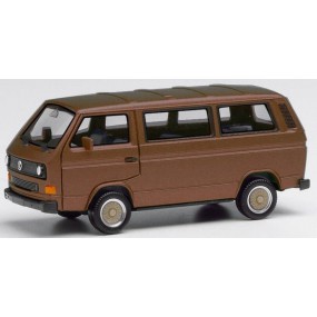VW T3 BBS, bruin metallic 1:87, Herpa