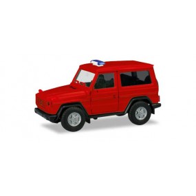 Mercedes Benz G-Klasse 1:87 rood (Minikit), Herpa