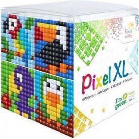 Pixel XL kubus set - Vogels