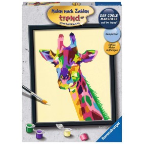 Bonte Giraffe, Ravensburger Schilderen op nummer