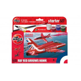 RAF Red Arrows Hawk 1:72, Starter set, Airfix