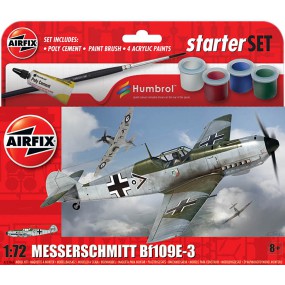 Messerschmitt Bf109E-3 1:72, Starter set, Airfix