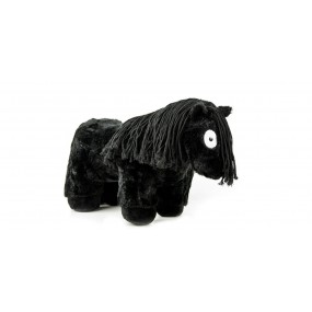 Crafty Ponies - Paarden Knuffel, Zwart/Zwart