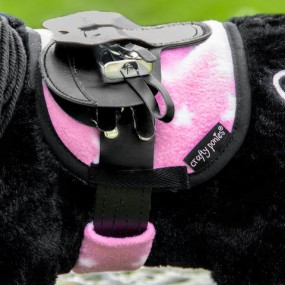 Crafty Ponies - Zadeldek en singelhoes roze ster